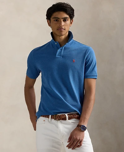 Polo Ralph Lauren Men's Cotton Custom Slim Fit Mesh Polo Shirt