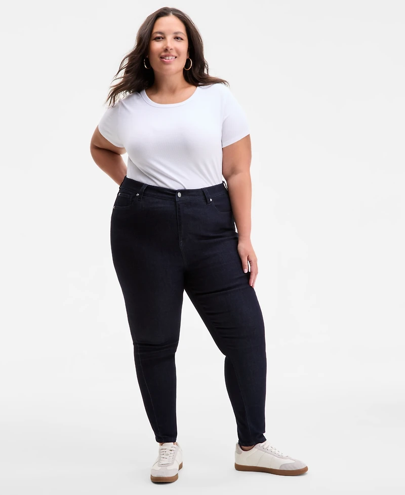 On 34th Trendy Plus High-Rise Skinny Jeans, Exclusively at Macy's
