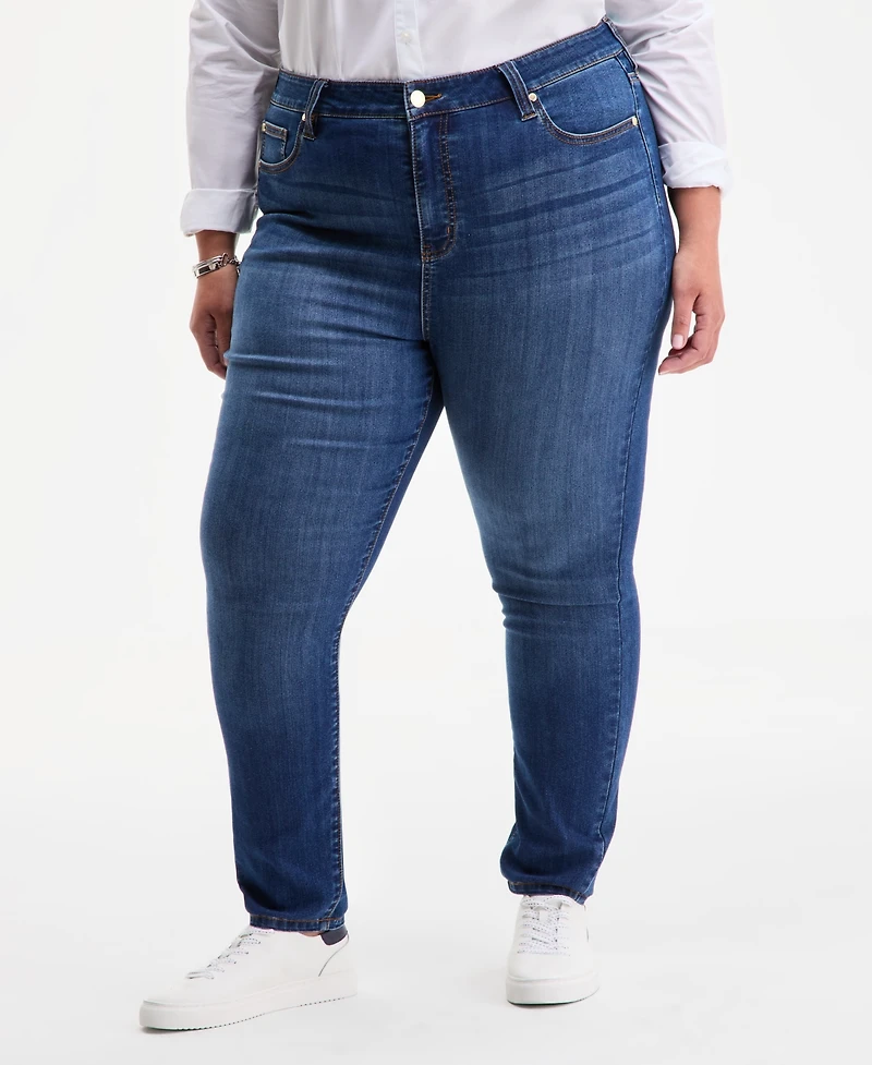 On 34th Trendy Plus Mid-Rise Skinny Jeans, Exclusively at Macy's