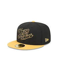 New Era Men's Black Indianapolis Indians Theme Nights 59FIFTY Fitted Hat
