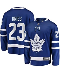 Fanatics Men's Matthew Knies Blue Toronto Maple Leaf's Home Premier Breakaway Player Jersey