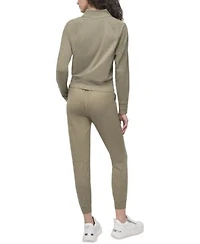 Dkny Sport Womens Space Dyed Half Zip Top Joggers