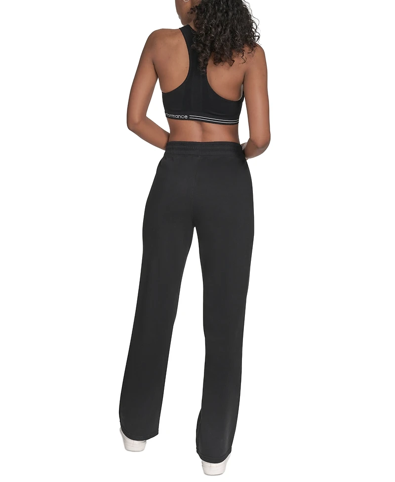 Calvin Klein Performance Women's High-Waist Straight-Leg Sweatpants