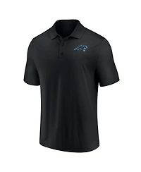 Fanatics Men's Black Carolina Panthers Polo Shirt