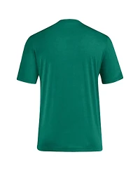 Adidas Men's Green Miami Hurricanes Locker Swish Tri-Blend T-Shirt