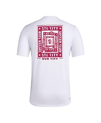 Adidas Men's White St. Louis City Sc Local Wrap T-Shirt