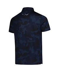 Puma Big Boys and Girls Navy The Players Mattr Volition Camo Polo Shirt