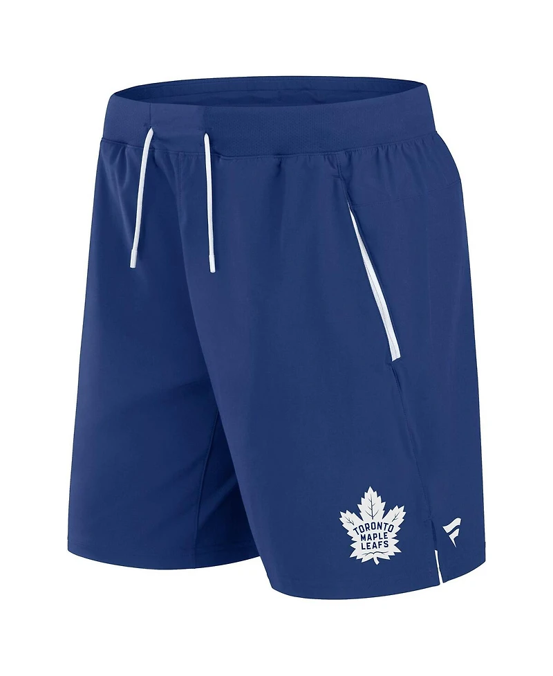 Fanatics Men's Blue Toronto Maple Leaf's Authentic Pro Rink Performance Shorts