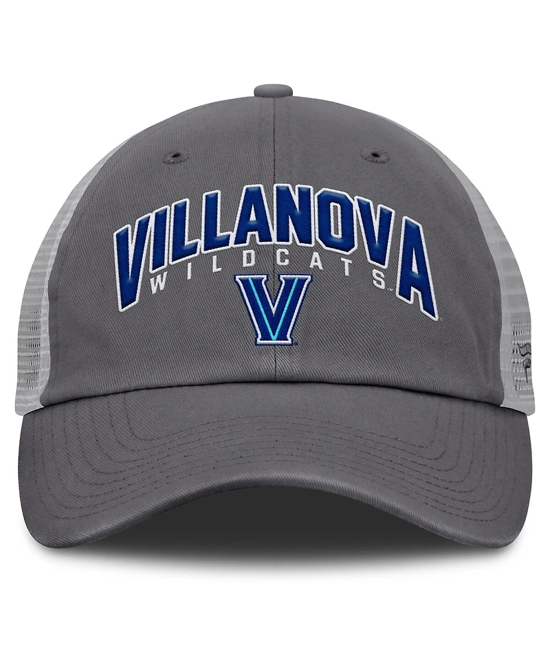 Fanatics Men's Charcoal Villanova Wildcats Ionic Trucker Adjustable Hat
