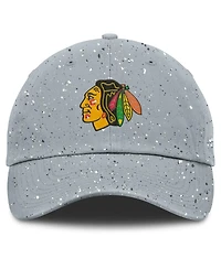 Fanatics Women's Gray Chicago Blackhawks Heritage Snow Day Speckle Adjustable Hat