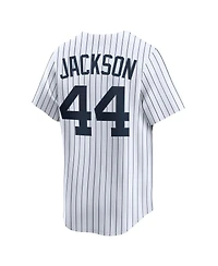 Nike Men's Reggie Jackson White New York Yankees Throwback Cooperstown Collection Limited Jersey