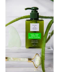 Flora & Noor Hydration Station Aloe + Shea Green Tea Facial Cleanser
