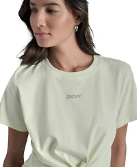 Dkny Women's Studded-Logo T-Shirt