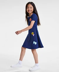 Epic Threads Little & Big Girls Sequin Patches Dress, Exclusively at Macy's