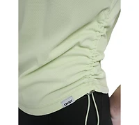 Dkny Sport Women's Crewneck Short-Sleeve Side-Ruched Top