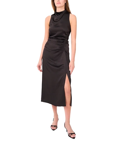 Parker Women's The Ayla Mock-Neck Ruched Midi Dress