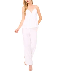 Parker Women's The Kamri Linen-Blend Peplum Top
