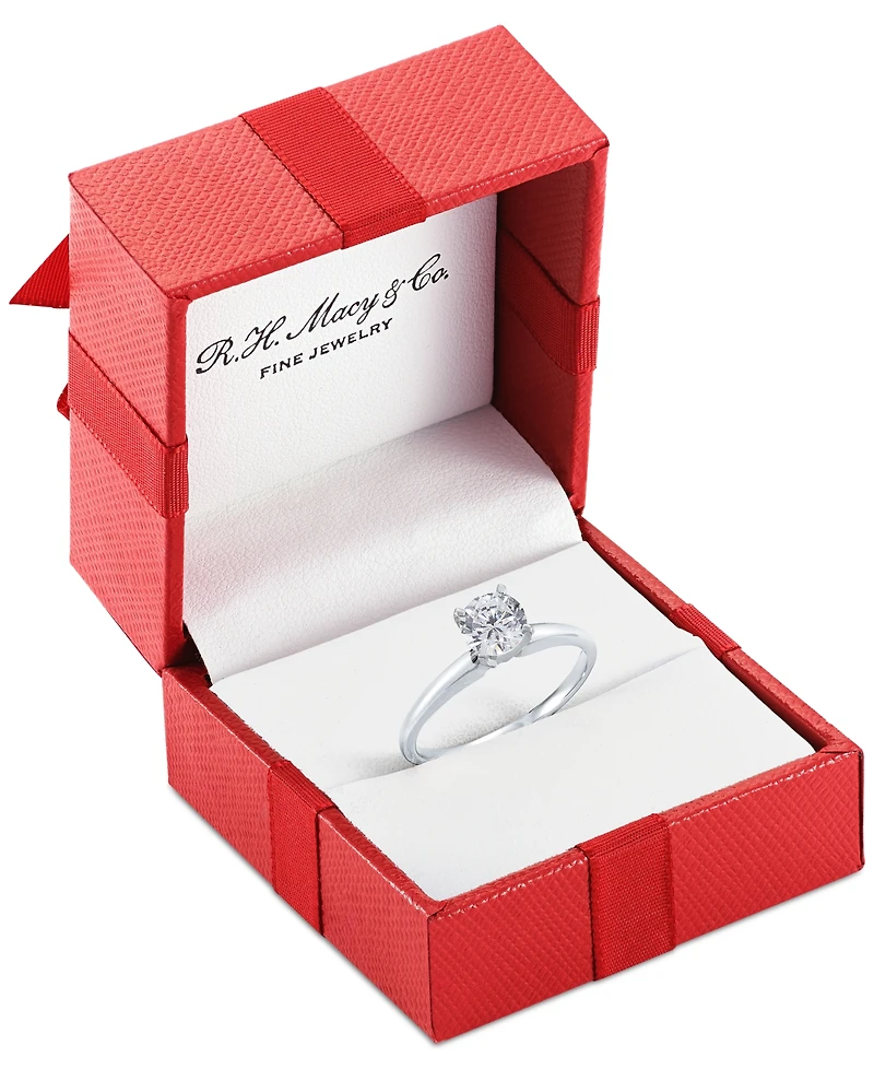 Diamond (1 ct. t.w.) Engagement Ring 14K White, Yellow or Rose Gold