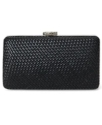 Lauren Ralph Lauren Woven Leather Small Franki Clutch