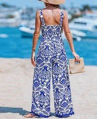 Cupshe Women's Whimsical Bloom Ornate Jumpsuit
