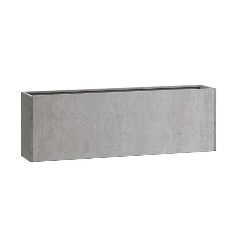 Wall Planters 2 pcs Rusty Corten Steel 20.9"x3.9"x6.7"
