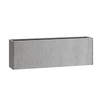 Wall Planters 2 pcs Rusty Corten Steel 20.9"x3.9"x6.7"