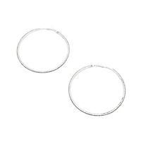 Sohi Silver-Plated American Hoop Earring