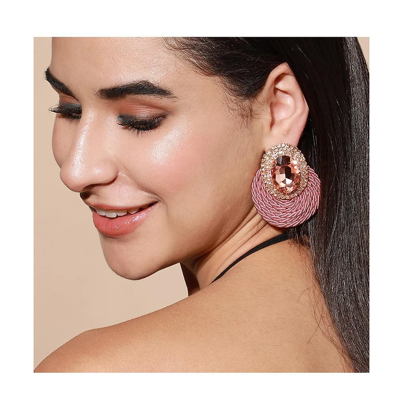 Sohi Women's Rope Drop Earrings