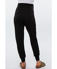 Pinkblush Maternity Navy Blue Band Jogger Pants