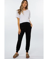 Pinkblush Maternity Navy Blue Band Jogger Pants