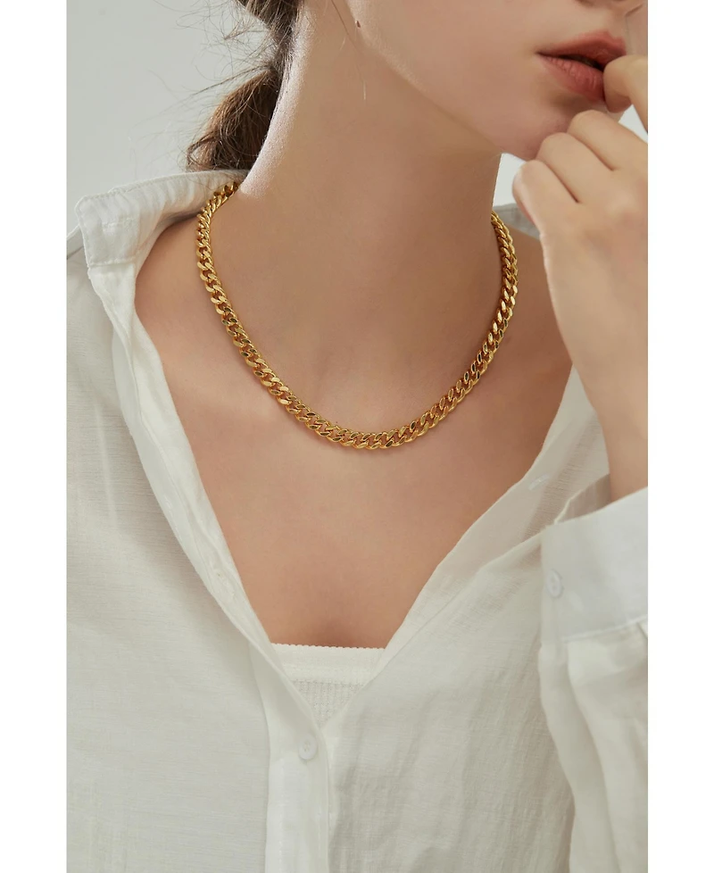 Gold Cuban Chain Necklace