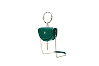 Small Crossbody Leather Classic Handbag Victoria Hyde Half-moon