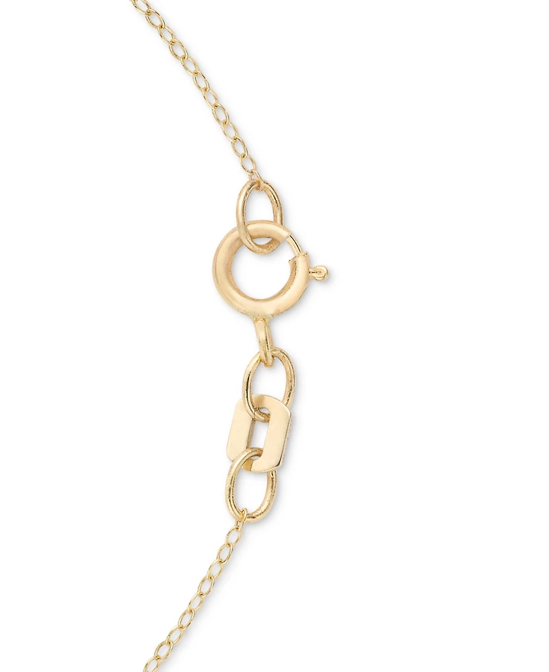 TruMiracle Diamond 18" Pendant Necklace (1/2 ct. t.w.) 14k White, Yellow, or Rose Gold