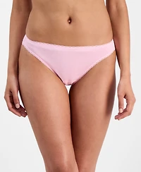 Charter Club Women's 5-Pc. Cotton Ribbed Bikini Underwear 10021574200, Macy's Exclusive