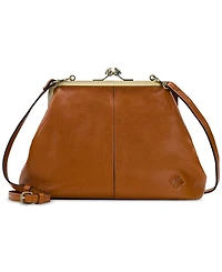 Patricia Nash Medium Sofia Kisslock Leather Bag