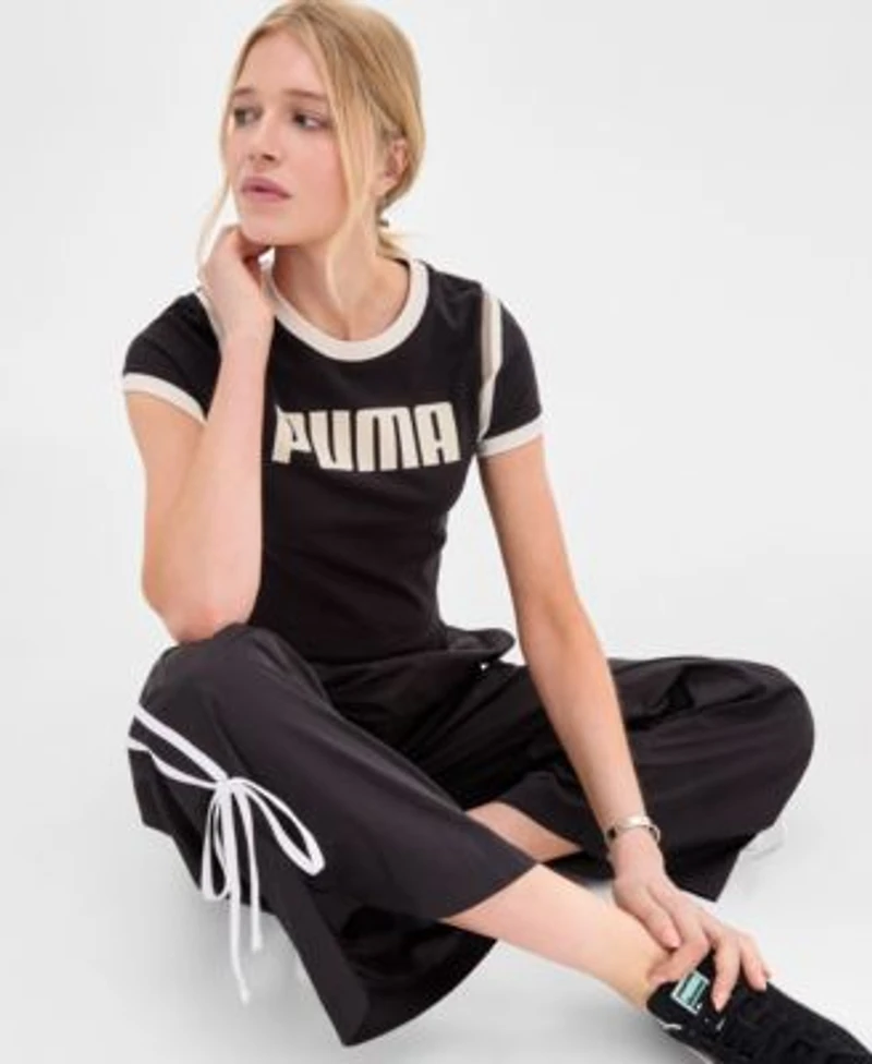 Puma Womens Baby T Shirt Track Pants