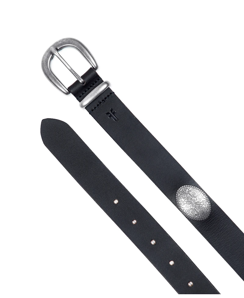 Frye Women's Concho On Loop Belt