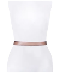 Frye Women's Stitched Edge Shaped Keeper Belt