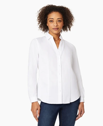 Jones New York Petite Button Down Blouse