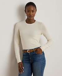 Lauren Ralph Women's Cotton-Blend Sweater