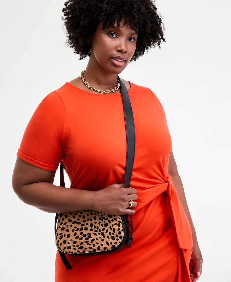 On 34th Trendy Plus Side-Tie Knit Midi Dress, Created for Macy's