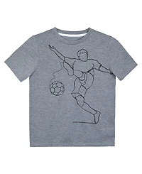 Max & Olivia Big Boys Soccer Shorts 2 Piece Pajama Set