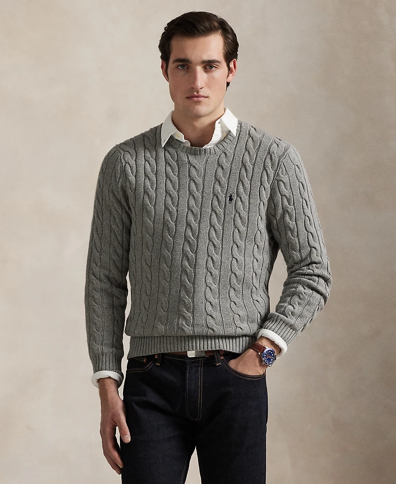 Polo Ralph Lauren Men's Cable-Knit Cotton Sweater