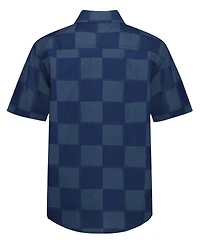 Tommy Hilfiger Big Boys Check Short Sleeve Woven Shirt