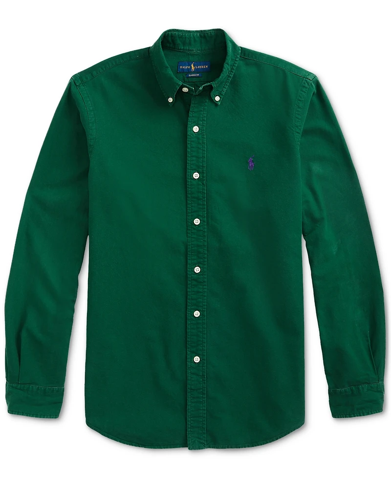 Polo Ralph Lauren Men's Garment-Dyed Oxford Shirt