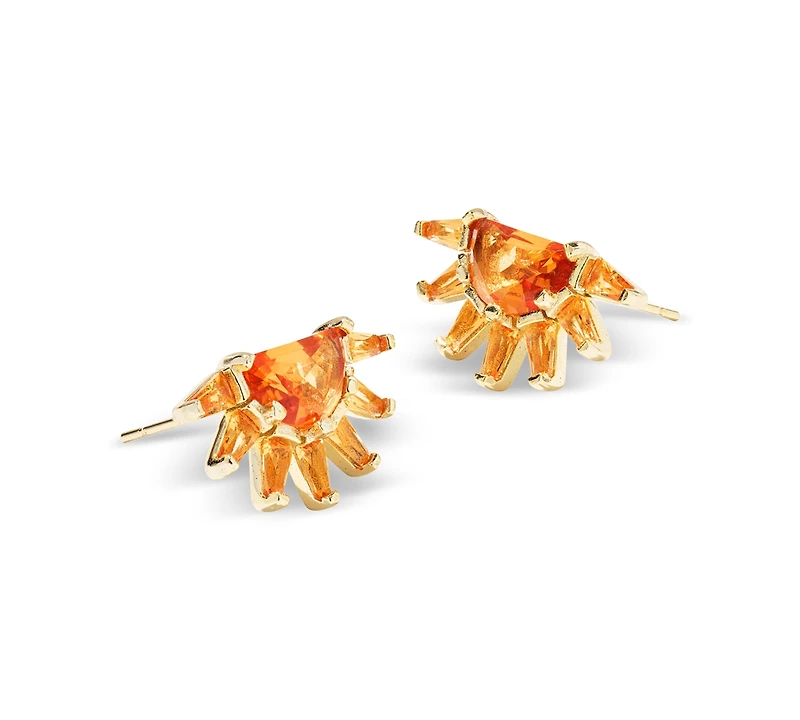Kendra Scott Gold-Tone Samantha Sun Stud Earrings