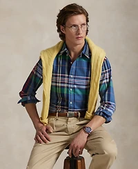 Polo Ralph Lauren Men's Classic-Fit Plaid Oxford Shirt