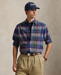 Polo Ralph Lauren Men's Classic-Fit Plaid Oxford Shirt