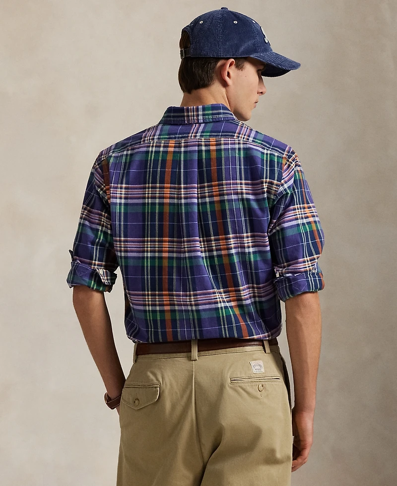 Polo Ralph Lauren Men's Classic-Fit Plaid Oxford Shirt