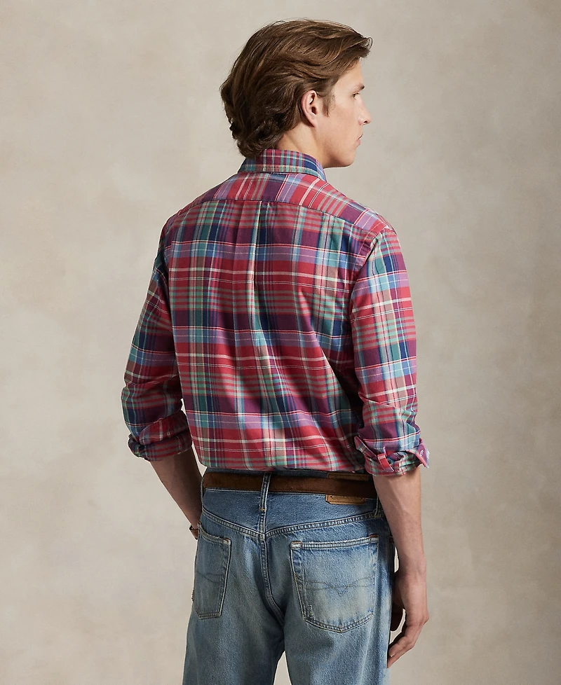Polo Ralph Lauren Men's Classic-Fit Plaid Oxford Shirt